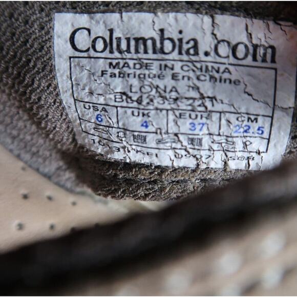 Columbia Shoes Womens 6 Sandals Casual Outdoor Active Sport Toe Ring Leather Tan - Picture 12 of 12